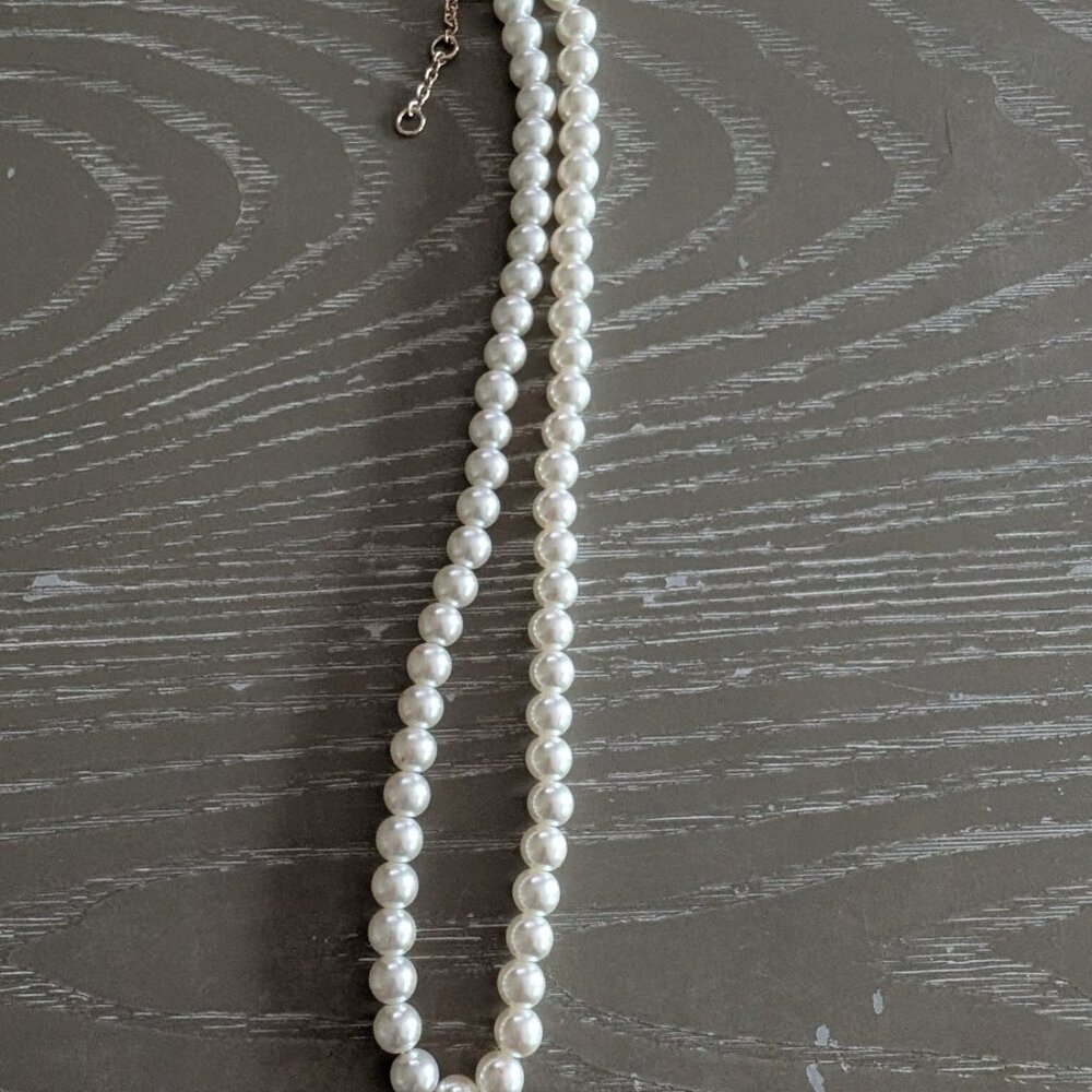 ** SOLD ** J. Crew pearl necklace 20 inches